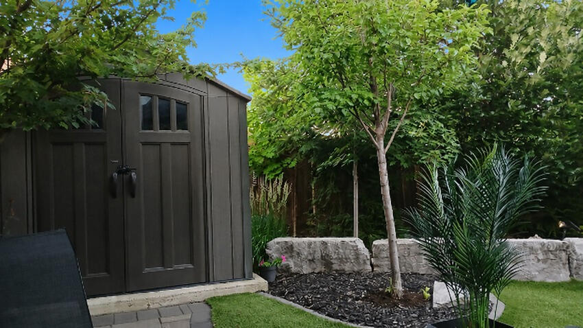 16' X 16' by 14' High Custom Built Pavilion, with remote control electric door