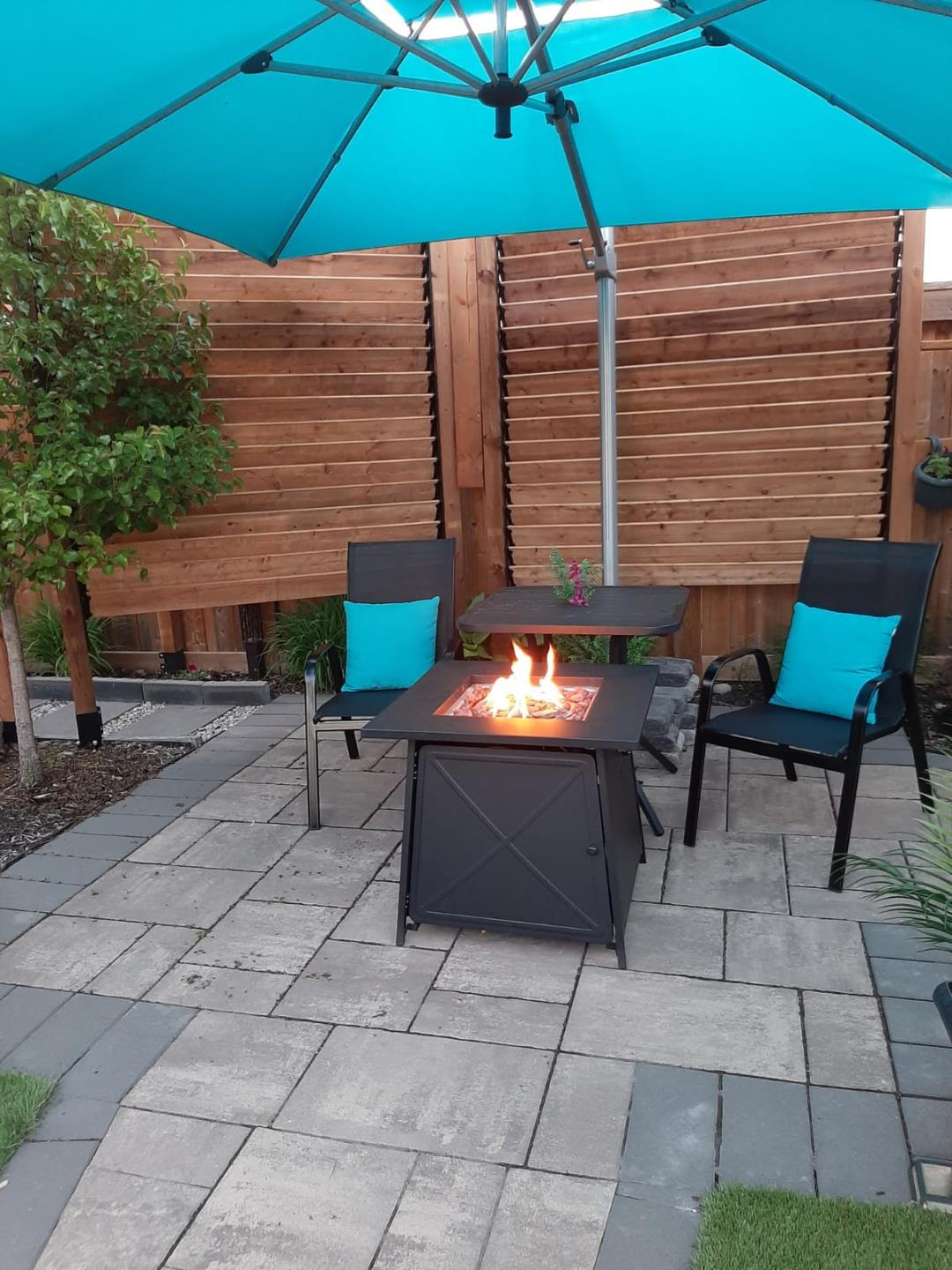 16' X 16' by 14' High Custom Built Pavilion, with remote control electric door